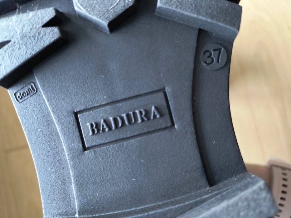 Botki skórzane Badura 37 stan bardzo dobry