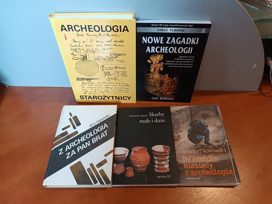 Książki tematyka archeologia