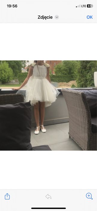 Piękna sukienka komunia