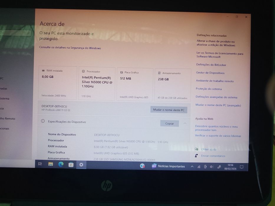 Vende se portátil Hp
