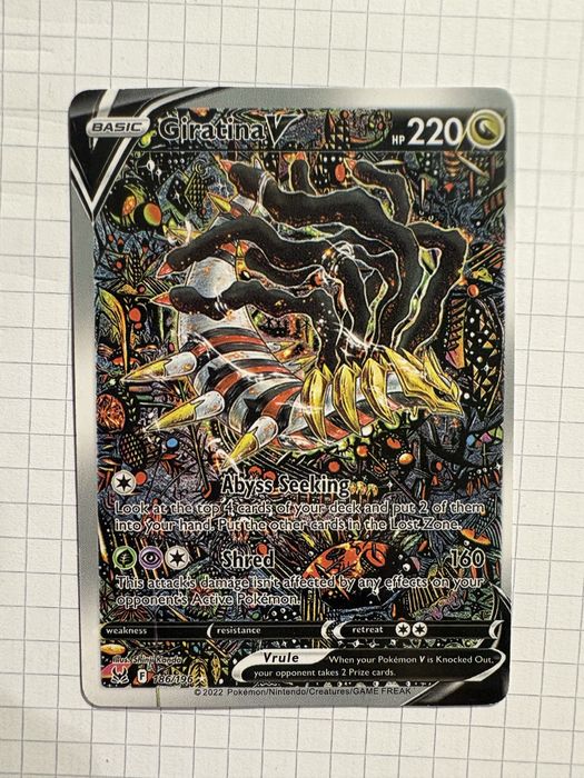 Karta pokemon Giratina V