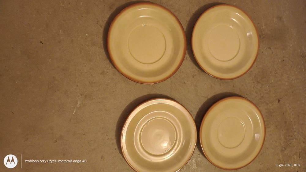 Talerzy tułowice 4szt