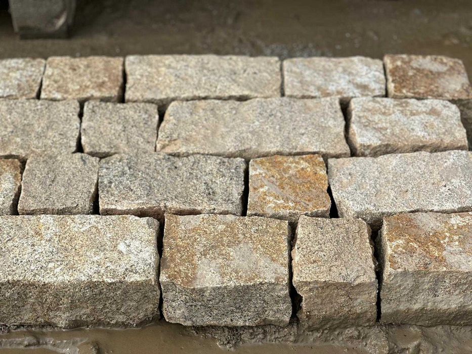 Kostka granitowa żółta