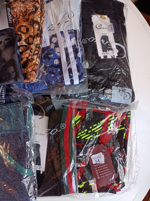 Para Revenda * Lote de 9 Leggings/ calças de senhora