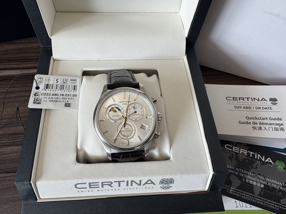 Годинник CERTINA DS-8 CHRONO MOON PHASE C033.450.16.031.00