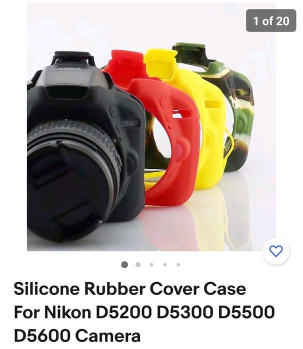 Capa silicone para Nikon D5200