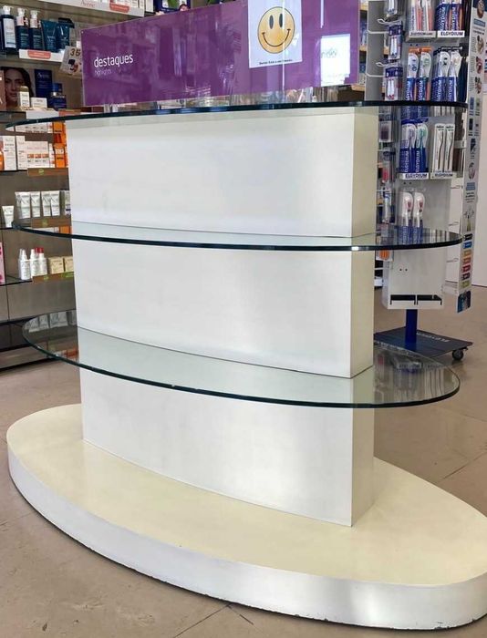 Gôndola para exposição de produtos