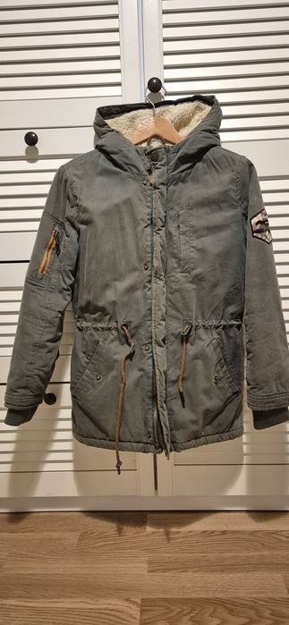 Kurtka parka chłopięca 146