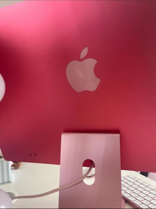 Imac 2024, M4, 16 GB RAM, 256 memória, rosa