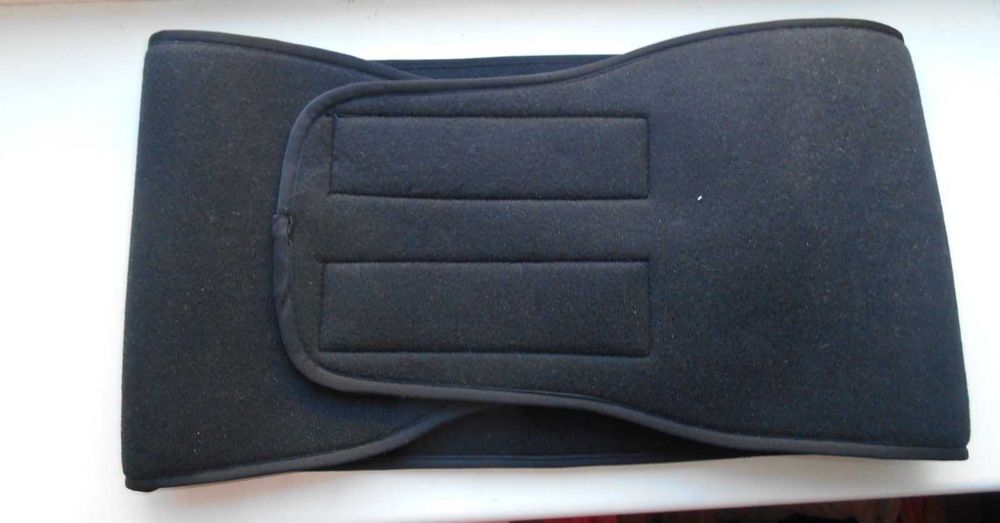 пояс корсет чорний на липучках