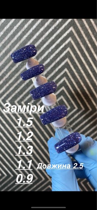 Накладні нігті, тіпси, ручна робота