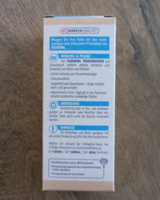 Kamień do pedicure Fuss Wohl Nowy