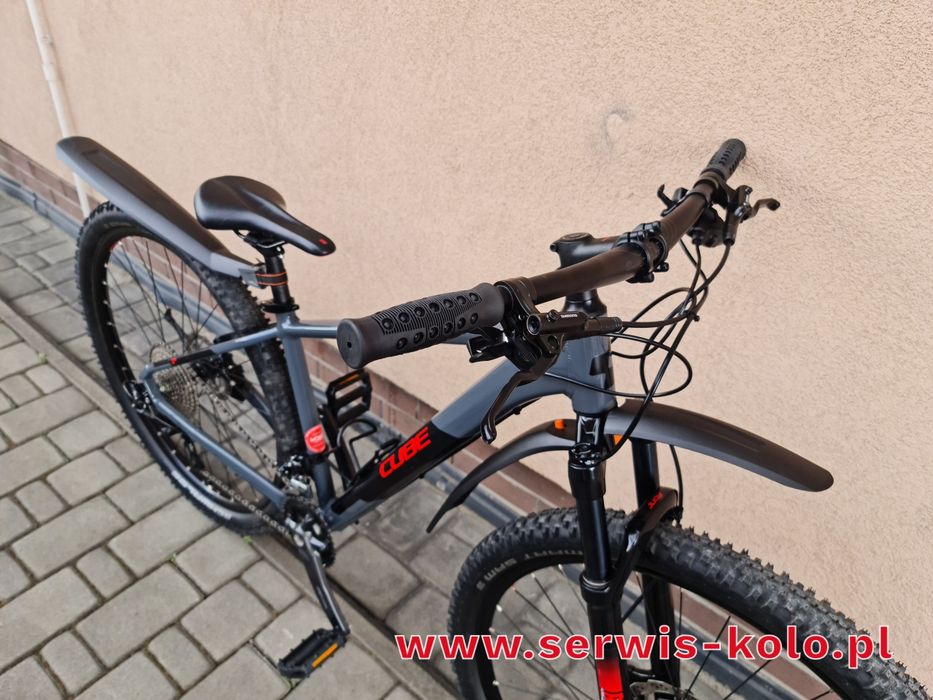 Rower górski MTB CUBE koła 29 SHIMANO DEORE aluminium rabat polecam ROCKSHOX WYSYŁKA