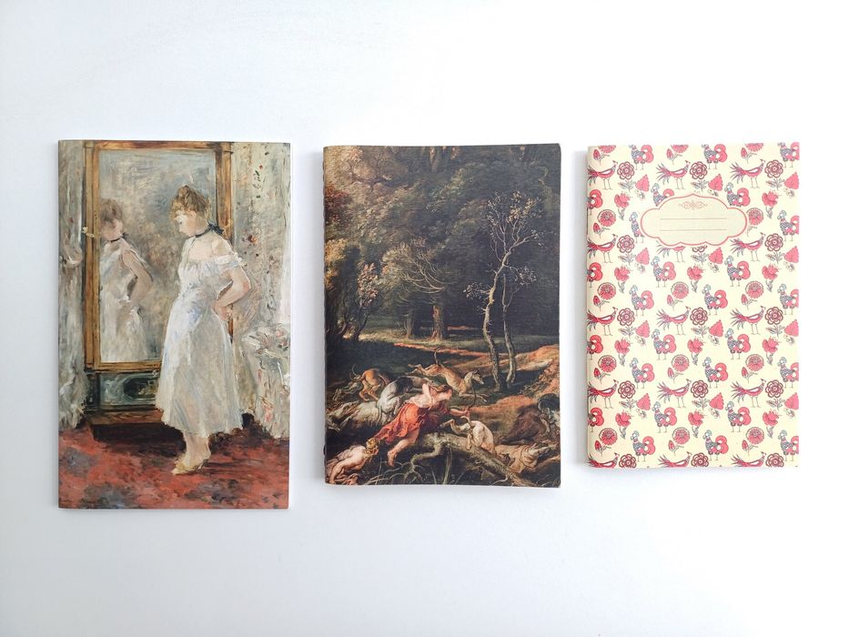 3 A6 Notebooks: Thyssen Museum, Prado Museum, Make Notes - NEW