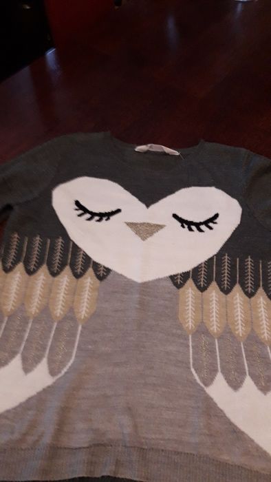 Bluzeczka z cienkiej dzianinki na 134/140