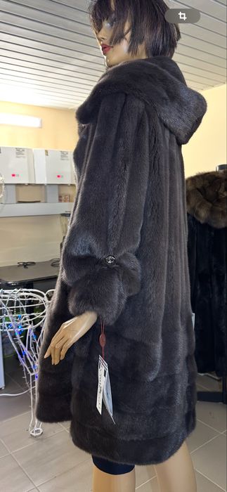 Рр 60+. Норковая шуба ‘ мокко’. Плюшечка. Канадка. Греция