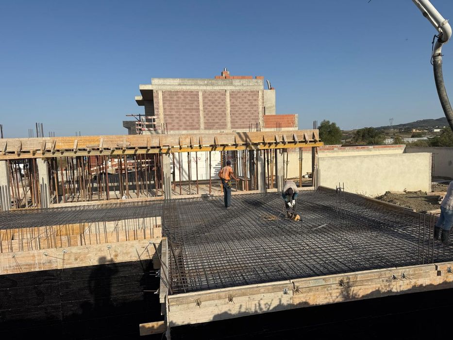 cofragens e armação de ferro