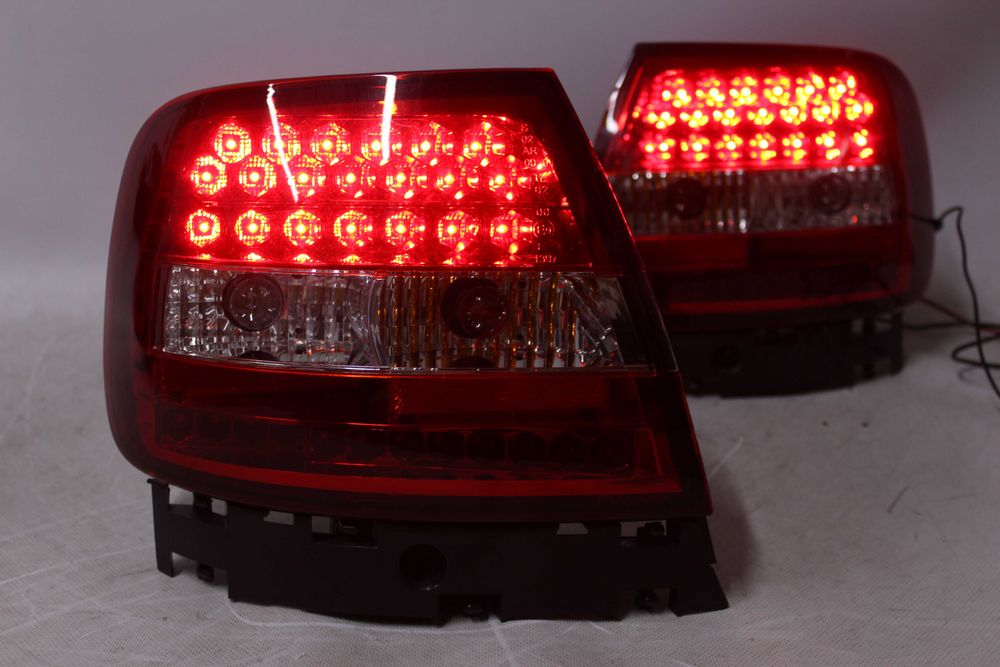 Lampy światła tył tylne AUDI A4 B5 94-00 SEDAN LED TUNING RED Igła