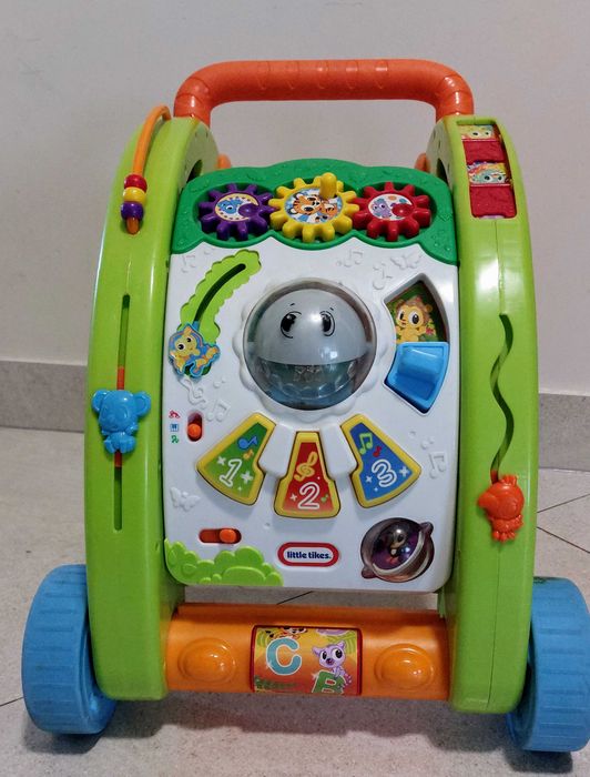 Little Tikes chodzik, pchacz, stół aktywności