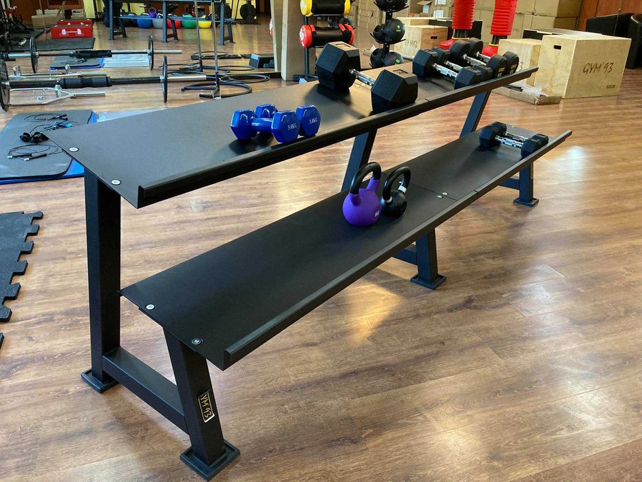 Stojak na hantle HEX dwa poziomy