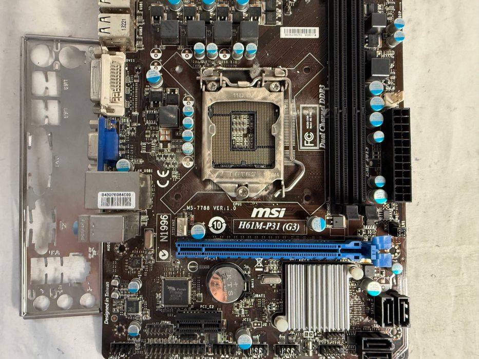 Płyta główna MSI H61M-P31 (G3) LGA 1155 mATX
