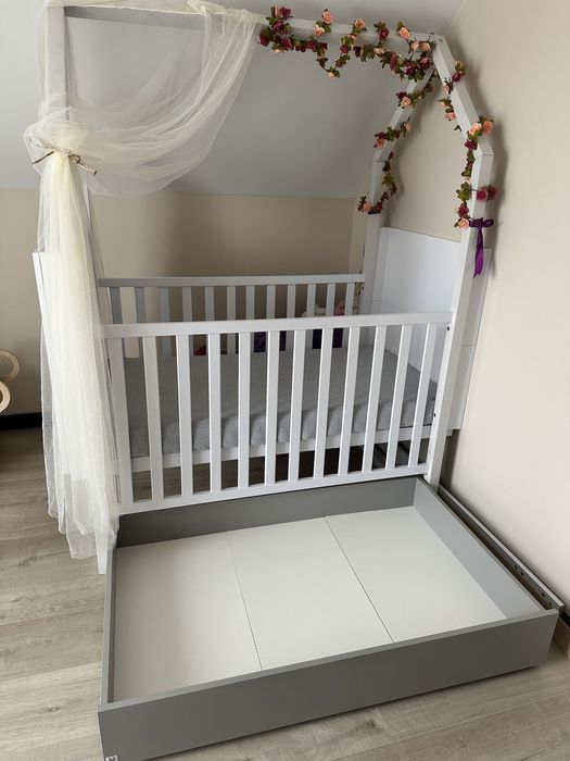 Łóżko Bellamy Pinette niemowlęce/dziecięce