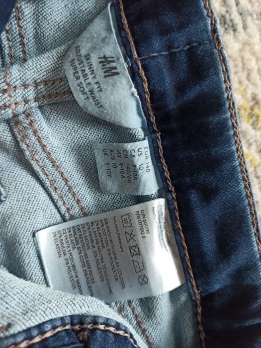 Jeansy rozm 140 H&M