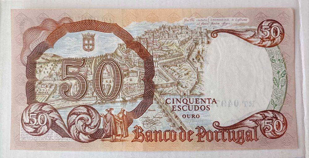 Nota de 50 Escudos da República Portuguesa « Banco de Portugal »