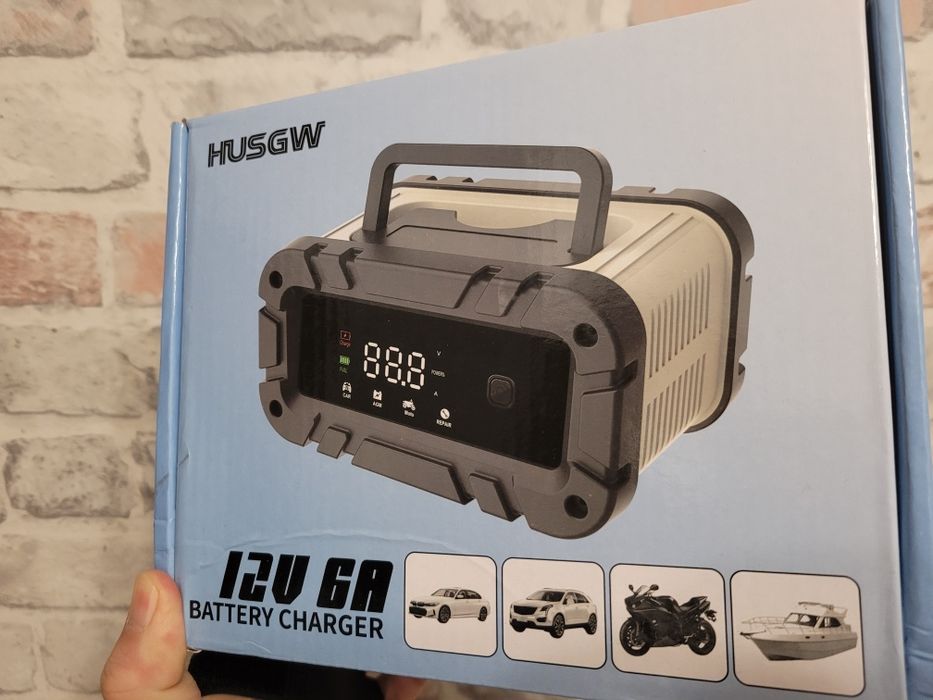 Ładowarka samochodowa prostownik 12v 6A