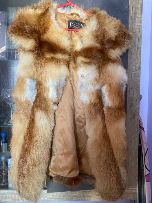 Жилет з хутра лисиці
