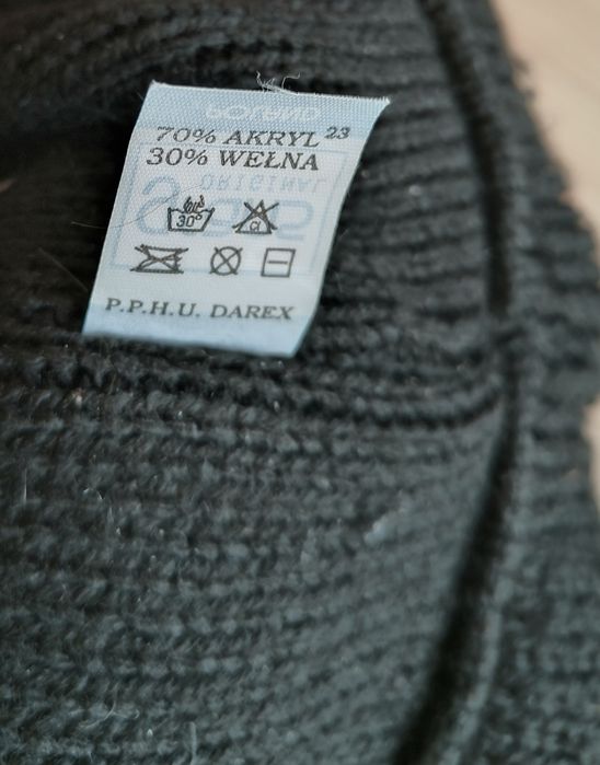 Czapka zimowa czarna