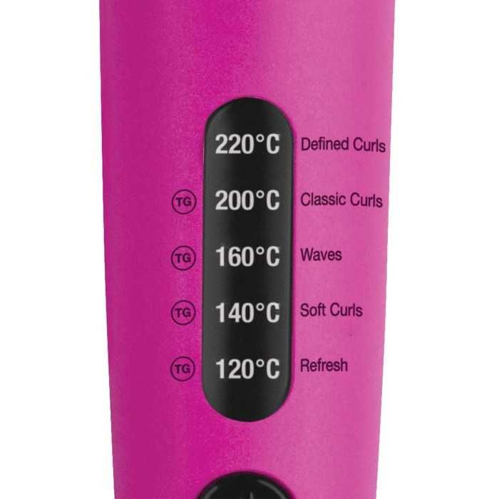 Lokówka, 5 stopni regulacji temperatury