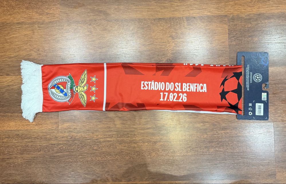 Cachecol  do Jogo Benfica X Real Madrid