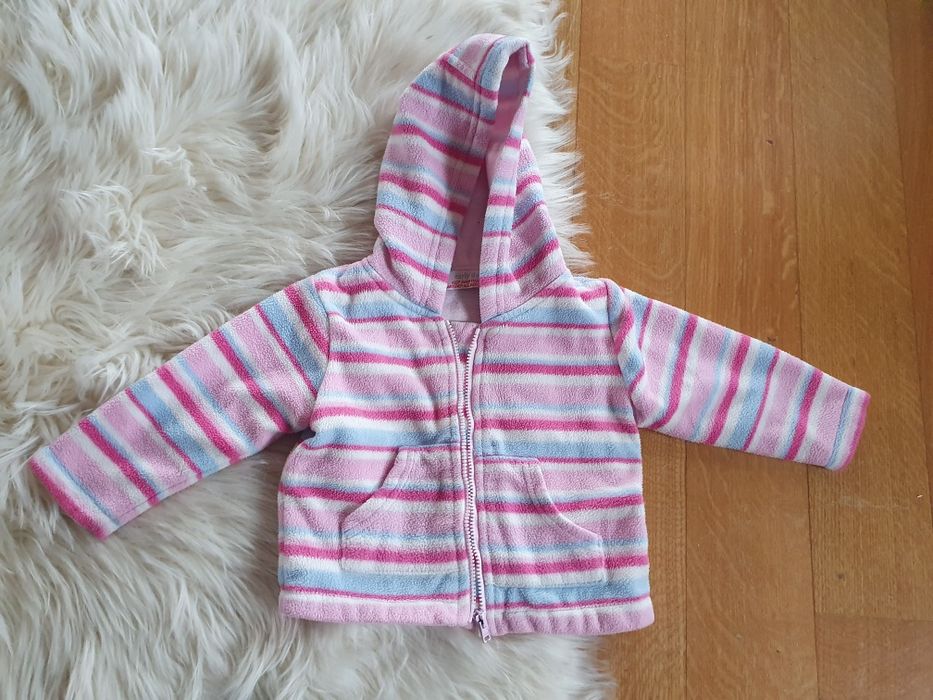 Polarowa kurteczka w paski