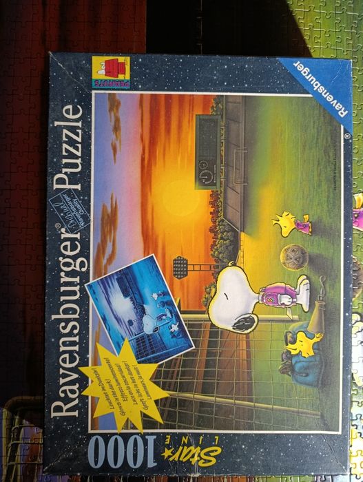 Пазл Снупі та Вудсток 1000 деталей, Ravensburger