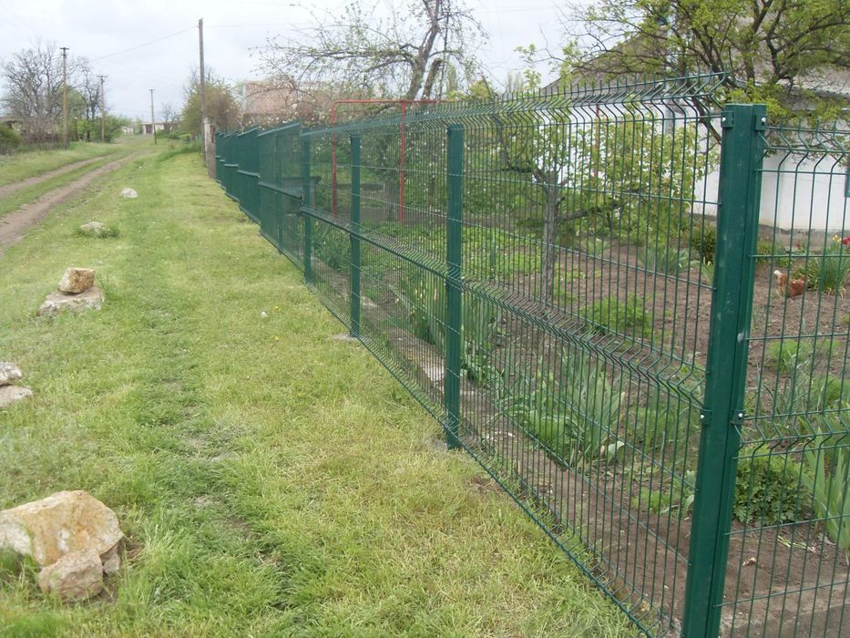 Забор ограждение, установка - евросетка - металлический секционный ...