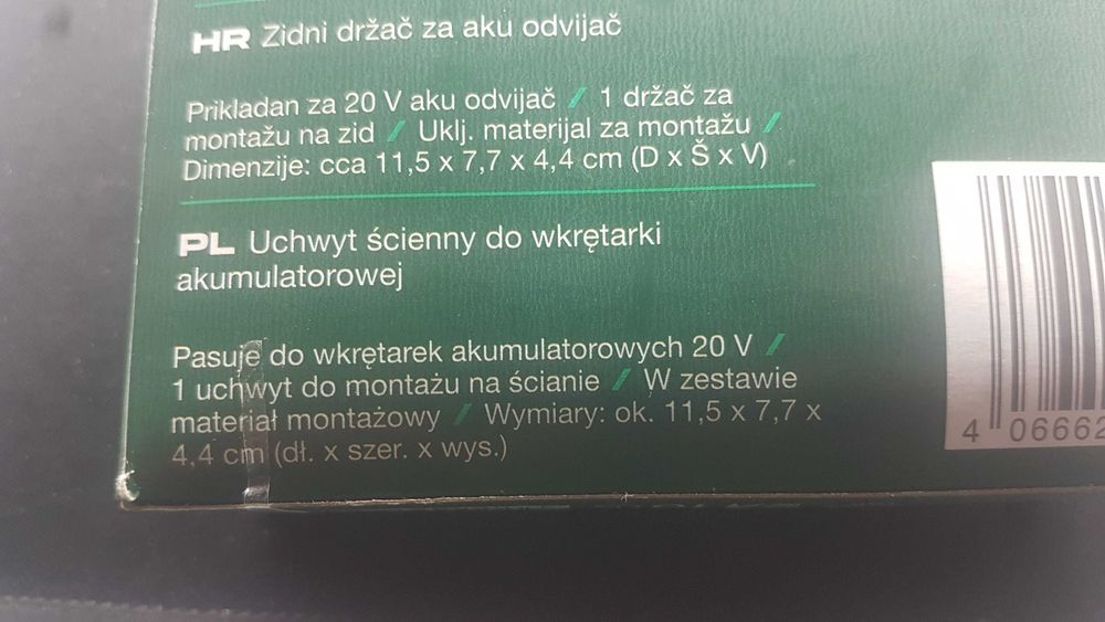 do kolekcji - uchwyty ścienne do narzędzi PARKSIDE  20V -