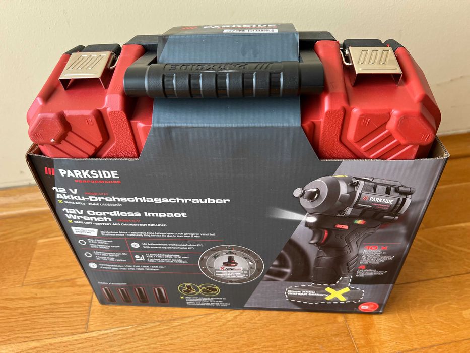 ZESTAW Akumulatorowa wkrętarka udarowa Parkside PPDSSA 12V A1+5Ah