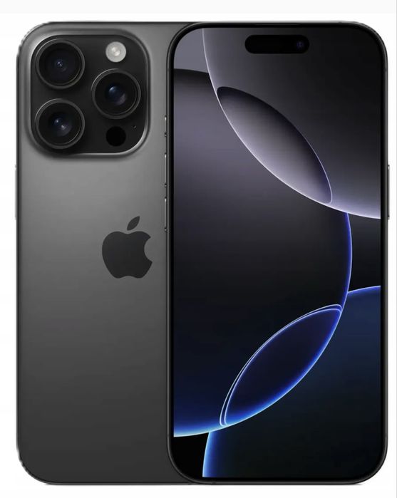 Smartfon Apple iPhone 16 PRO 5G 128GB Czarny. 100% bat Idealny stan Gw