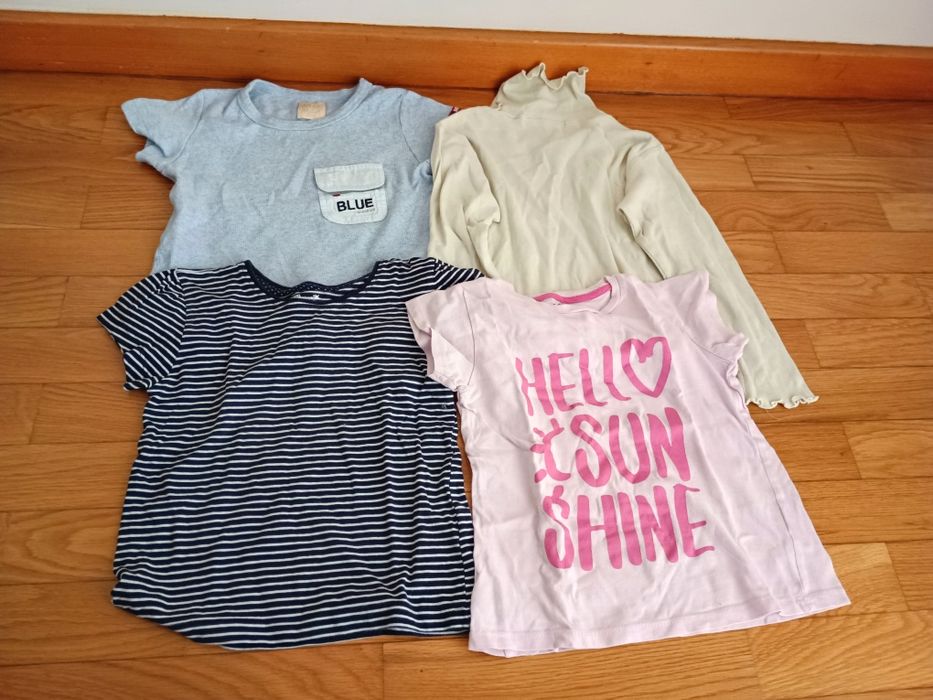 Lote de 24 peças de menina 4- 5 anos