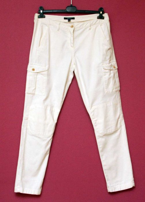 Gant рр us 8 uk 12 m-l карго брюки из хлопка и эластина, минеральные пуговки