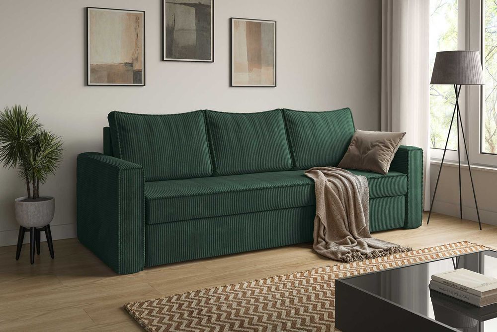 Kanapa Sofia. Wersalka, łóżko, sofa sztruksowa. Szybka dostawa!