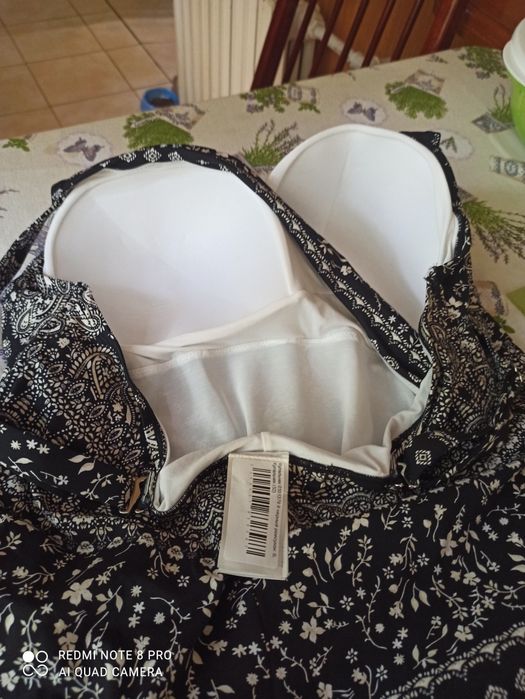 фирменный новый купальник H&M слитный на 56 р-р/европейский  52/XXL