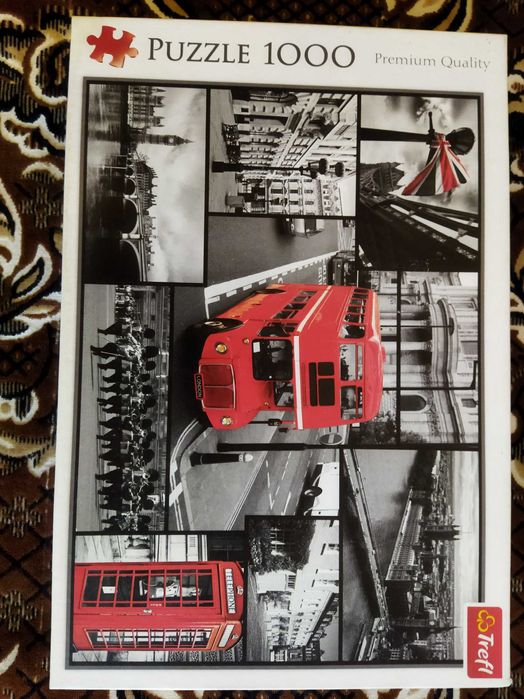 Пазлы Trefi 1000 ед.тема London collage 68.3x48см.