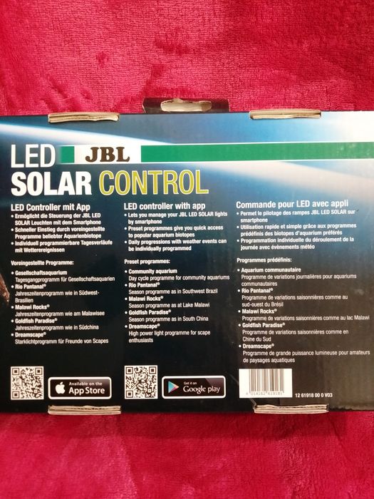 Solar JBL LED Solar Control Urządzenie Sterujące do Lamp