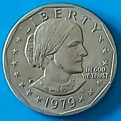 One Dólar de 1979 Letra (P) dos USA, Susan B. Anthony