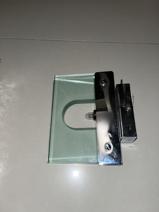 Kinkiet ścienny ze szkła