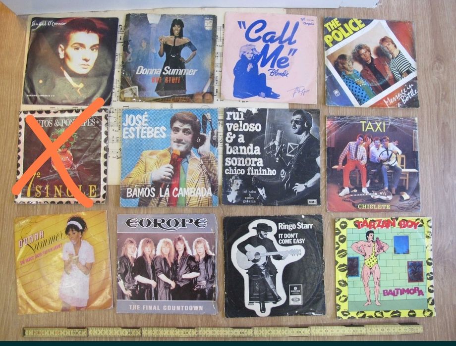 Lote Discos de Vinil Singles