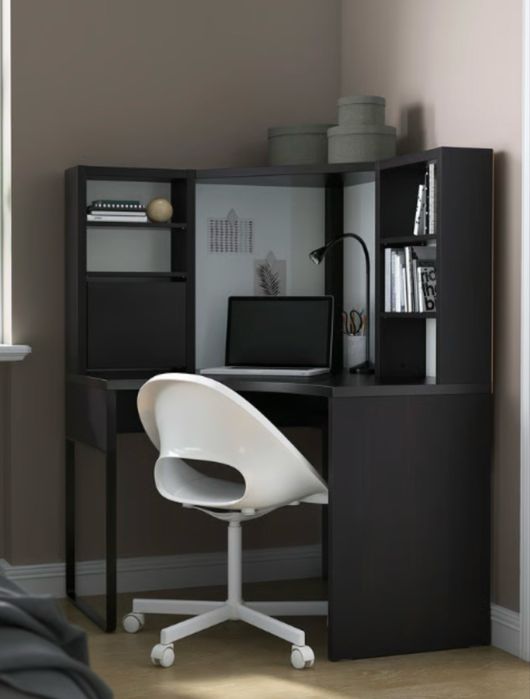 Conjunto de escritório (secretária de canto + móvel) Ikea