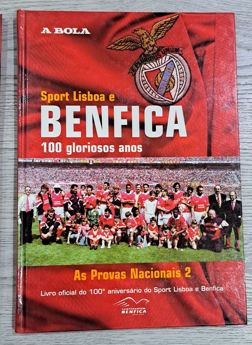 Conjunto de 2 livros do Sport Lisboa e Benfica